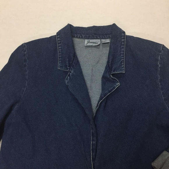 Vintage 1980's Joanna Denim Blazer Jacket … - Picture 6 of 9